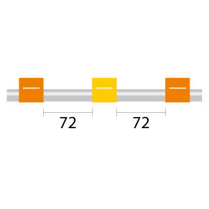 PVC Pump Tube 3tag 0.51mm ID Orange/Yellow (PKT 12)