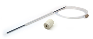 PTFE Sheathed Carbon Fibre Probe 1.0mm ID with 1/4-28 ratchet fitting (for PE S10 or AS93+)