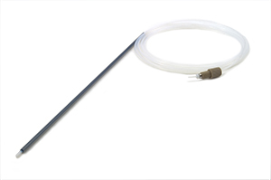 PTFE Sheathed Carbon Fibre Probe 0.5mm ID with 1/4-28 ratchet fitting (for PE S10 or AS93+)