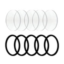 Window & O-Ring for Purged Optical Path (POP) Assembly (PKT 5)