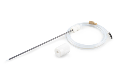 PTFE Sheathed Carbon Fibre Probe 0.75mm ID with 1/4-28 ratchet fitting (for Agilent SPS 3, SPS 4)