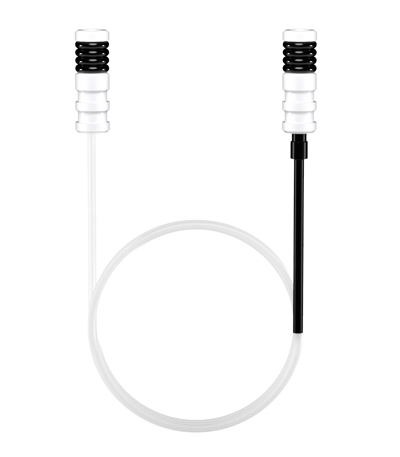 [70-803-2030] Probe Connecting Line 0.25mm ID (Black)