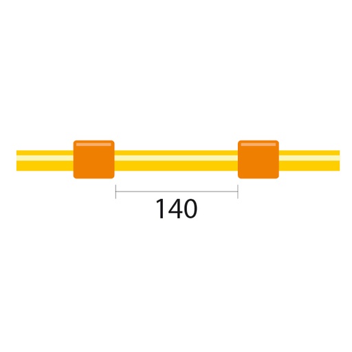 [0.89-ORG-SF] Solva Flex Pump Tube 2tag 0.89mm ID Orange/Orange (PKT 12)
