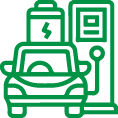 Electric Vehicle Icon